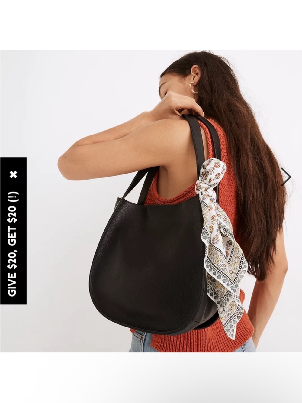 Madewell Black Sydney Shoulder Bag